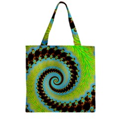 Fractal Julia Mandelbrot Art Zipper Grocery Tote Bag