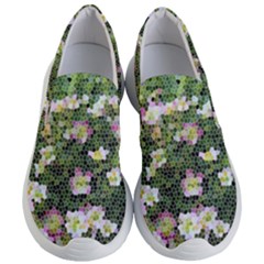 Mosaic Structure Pattern Background Women s Lightweight Slip Ons by Pakrebo