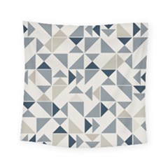Geometric Triangle Modern Mosaic Square Tapestry (small) by Pakrebo