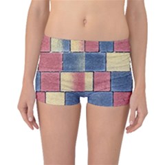 Model Mosaic Wallpaper Texture Boyleg Bikini Bottoms