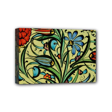 Mosaic Tile Art Ceramic Colorful Mini Canvas 6  X 4  (stretched) by Pakrebo