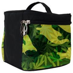 Marijuana Camouflage Cannabis Drug Make Up Travel Bag (big) by Pakrebo