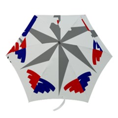 Logo Of French Navy Mini Folding Umbrellas by abbeyz71