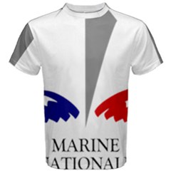 Logo Of French Navy Men s Cotton Tee by abbeyz71