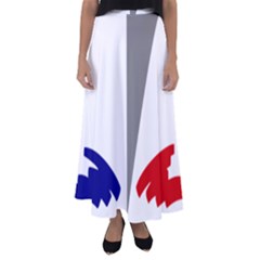 Logo Of French Navy Flared Maxi Skirt by abbeyz71