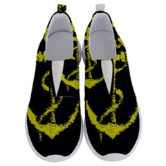 French Navy Golden Anchor Symbol No Lace Lightweight Shoes by abbeyz71