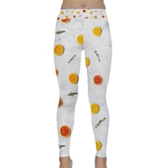 Citrus Thyme Classic Yoga Leggings by WensdaiAmbrose