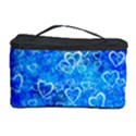 Valentine Heart Love Blue Cosmetic Storage View1