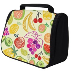 Seamless Pattern Fruit Full Print Travel Pouch (big)