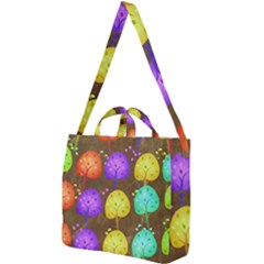 Textured Grunge Background Pattern Square Shoulder Tote Bag