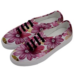Star Flower Men s Classic Low Top Sneakers by Mariart