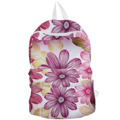 Star Flower Foldable Lightweight Backpack by Mariart