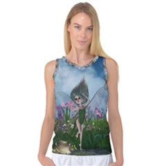 Cute Little Fairy Women s Basketball Tank Top by FantasyWorld7