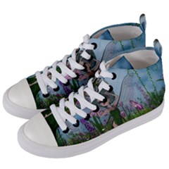Cute Little Fairy Women s Mid-top Canvas Sneakers by FantasyWorld7