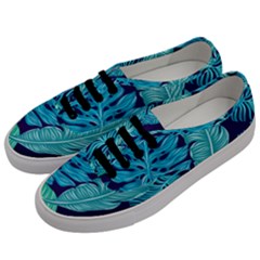 Tropical Greens Leaves Banana Men s Classic Low Top Sneakers by Mariart