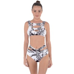 Skull And Crossbones Bandaged Up Bikini Set  by Alisyart