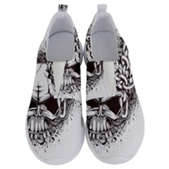 Skull And Crossbones No Lace Lightweight Shoes by Alisyart