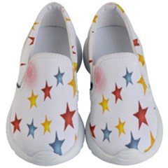 Star Rainbow Kids  Lightweight Slip Ons by Alisyart