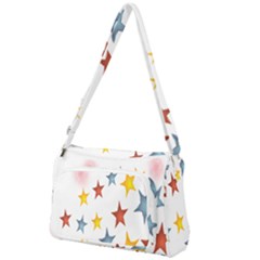 Star Rainbow Front Pocket Crossbody Bag
