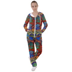 Time Clock Distortion Women s Tracksuit