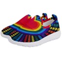 Rainbow Pop Heart Kids  Slip On Sneakers View2