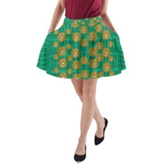 Elf Juice A-line Pocket Skirt by pepitasart