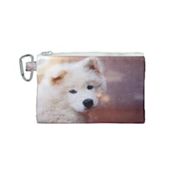 Puppy Love Canvas Cosmetic Bag (small) by WensdaiAmbrose
