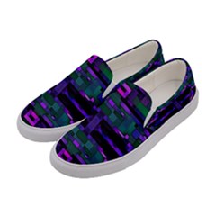 Abstract Pattern Desktop Wallpaper Women s Canvas Slip Ons by Pakrebo