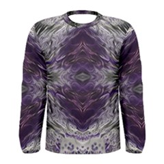 Pattern Abstract Horizontal Men s Long Sleeve Tee by Pakrebo