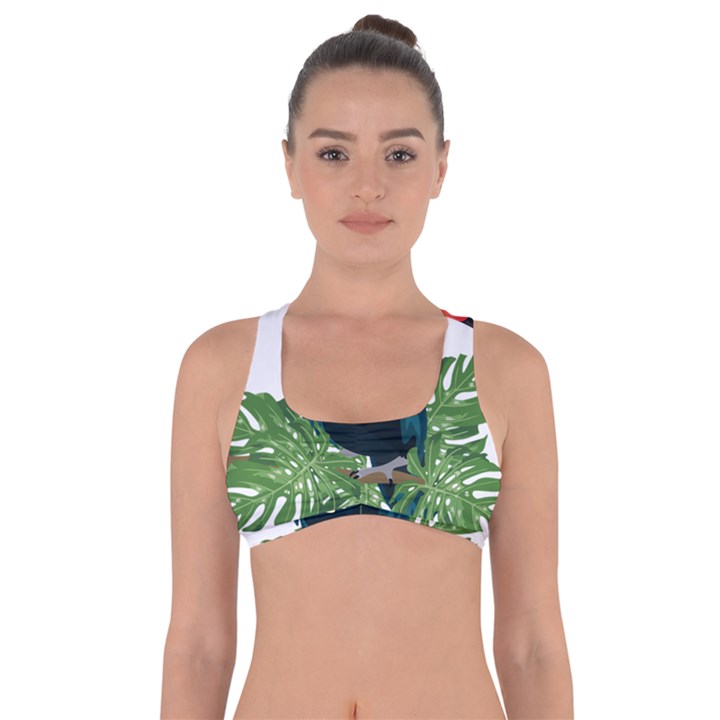 Tropical Birds Got No Strings Sports Bra