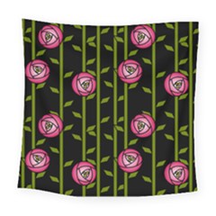 Rose Abstract Rose Garden Square Tapestry (large)