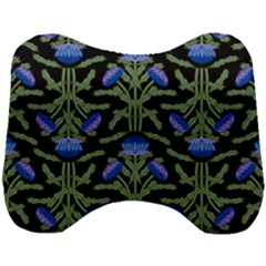 Pattern Thistle Structure Texture Head Support Cushion