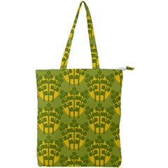 Texture Plant Herbs Herb Green Double Zip Up Tote Bag by Pakrebo