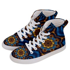 Pattern Abstract Background Art Women s Hi-top Skate Sneakers by Pakrebo