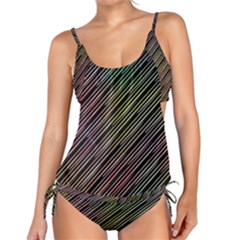 Pattern Abstract Desktop Fabric Tankini Set by Pakrebo