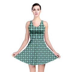 Default Texture Tissue Seamless Reversible Skater Dress