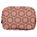 Pattern Decoration Abstract Flower Make Up Pouch (Small) View1