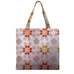 Wallpaper Pattern Abstract Zipper Grocery Tote Bag