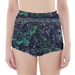 Constellation Constellation Map High-waisted Bikini Bottoms