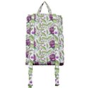 Default Texture Background Floral Buckle Everyday Backpack View3