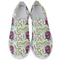 Default Texture Background Floral Men s Slip On Sneakers View1