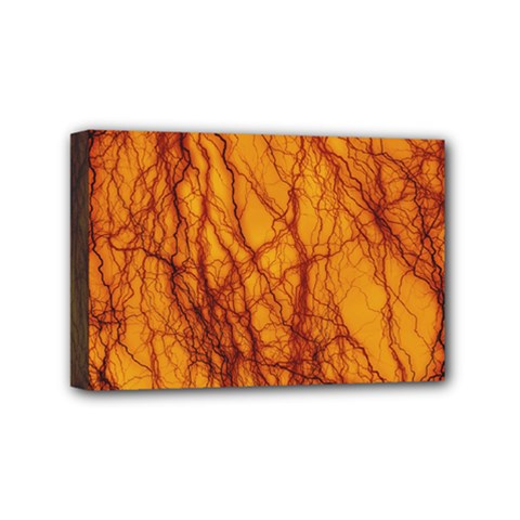 Lightning Internal Blood Vessel Mini Canvas 6  X 4  (stretched) by Pakrebo