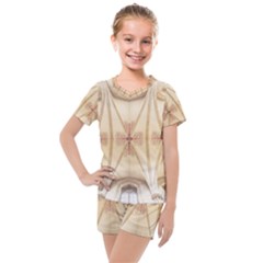 Wells Cathedral Wells Cathedral Kids  Mesh Tee And Shorts Set