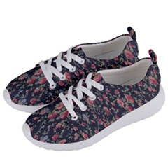 Polka Dotted Rosebuds Women s Lightweight Sports Shoes