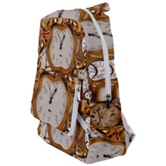 Time Clock Watches Travelers  Backpack by Mariart