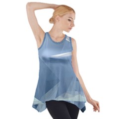 Wallpaper Abstraction Side Drop Tank Tunic by Alisyart