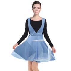 Wallpaper Abstraction Plunge Pinafore Dress