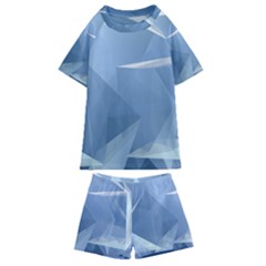 Wallpaper Abstraction Kids  Swim Tee And Shorts Set