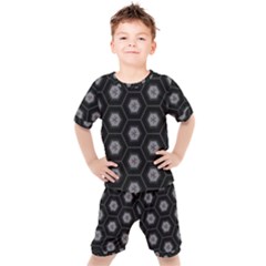 Geometric Pattern - Black Kid s Set by WensdaiAmbrose