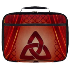 The Celtic Knot In Red Colors Full Print Lunch Bag by FantasyWorld7